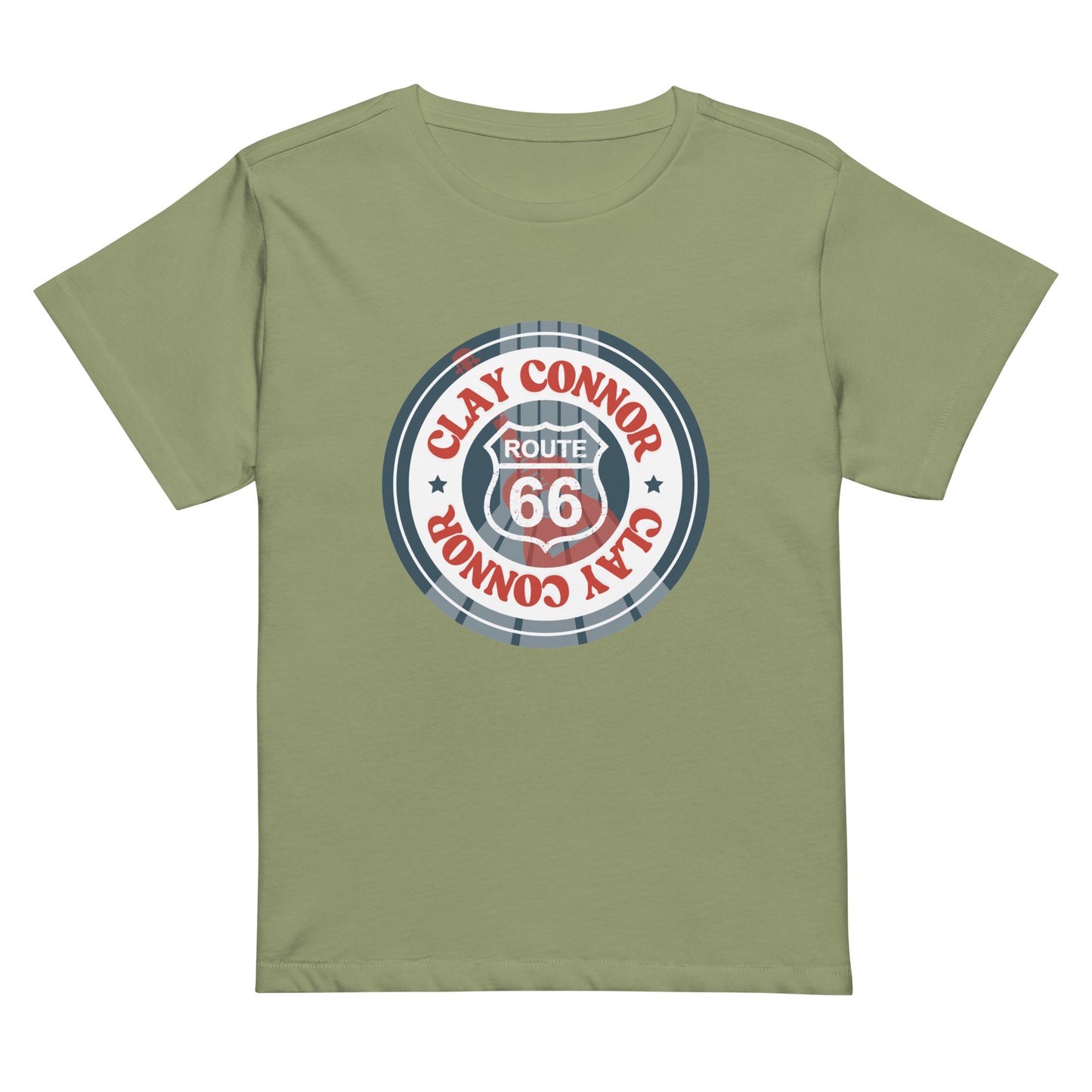 Women’s high-waisted t-shirt