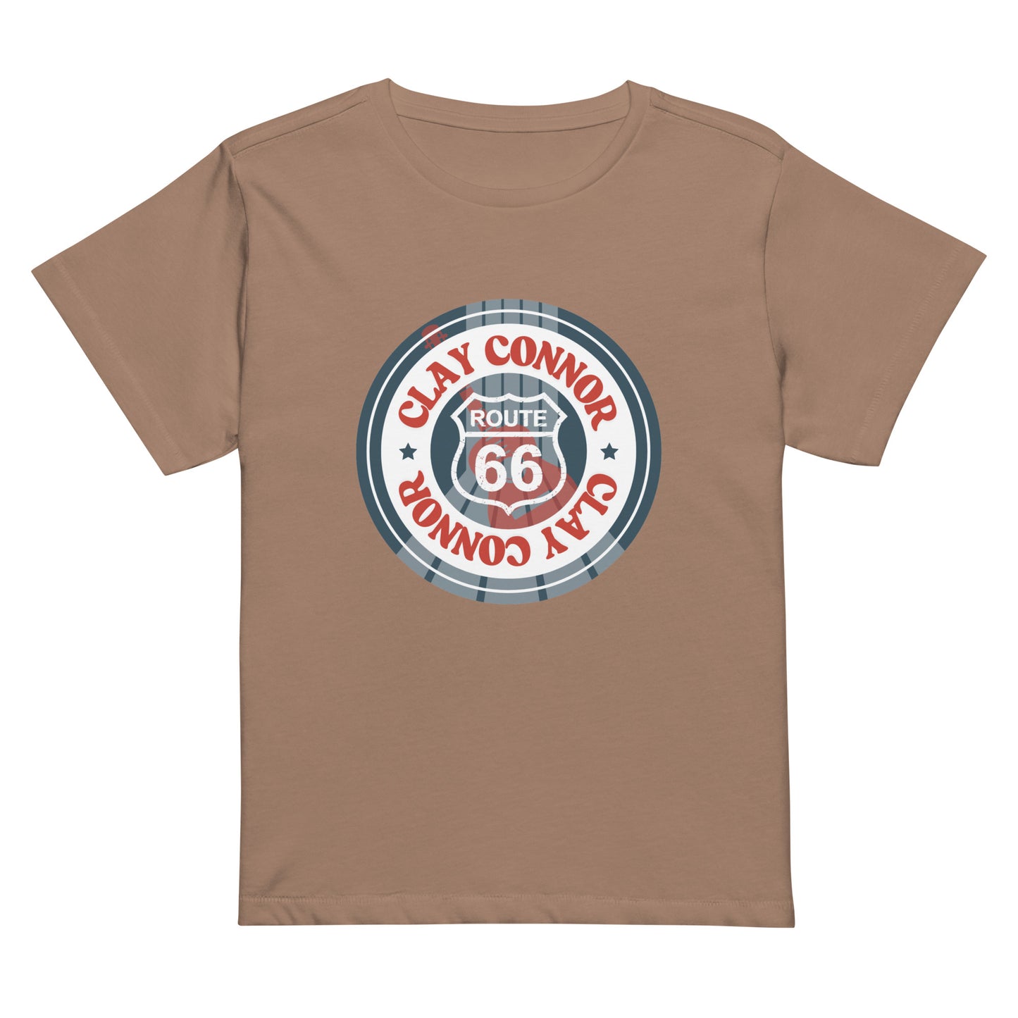 Women’s high-waisted t-shirt