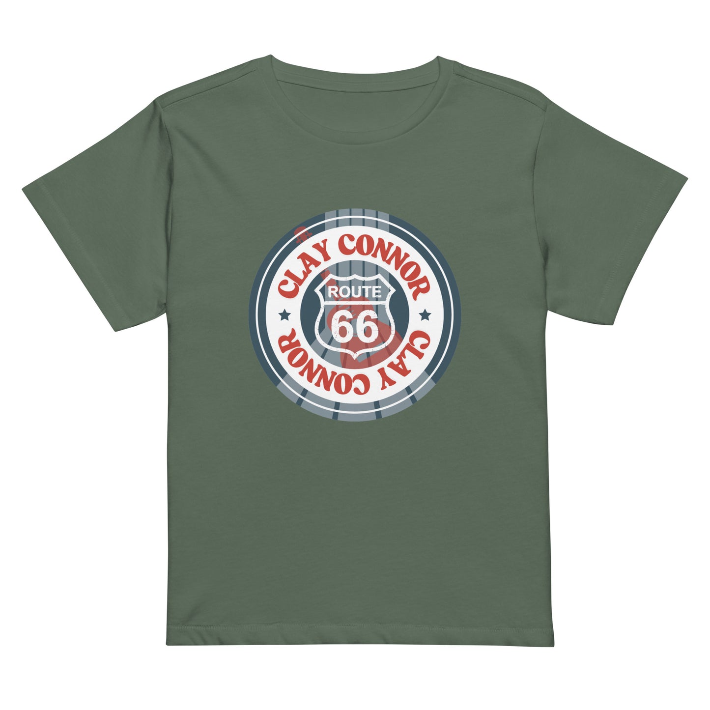 Women’s high-waisted t-shirt