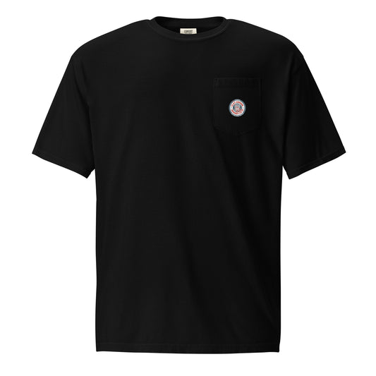 Unisex garment-dyed pocket t-shirt Logo Back