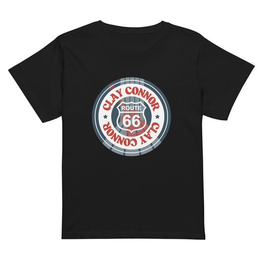 Women’s high-waisted t-shirt